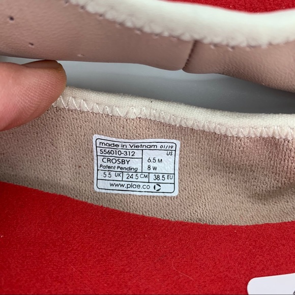 Plae Crosby Dusty Rose Ballet Flats - packable leather minimalist shoes - Picture 2 of 8